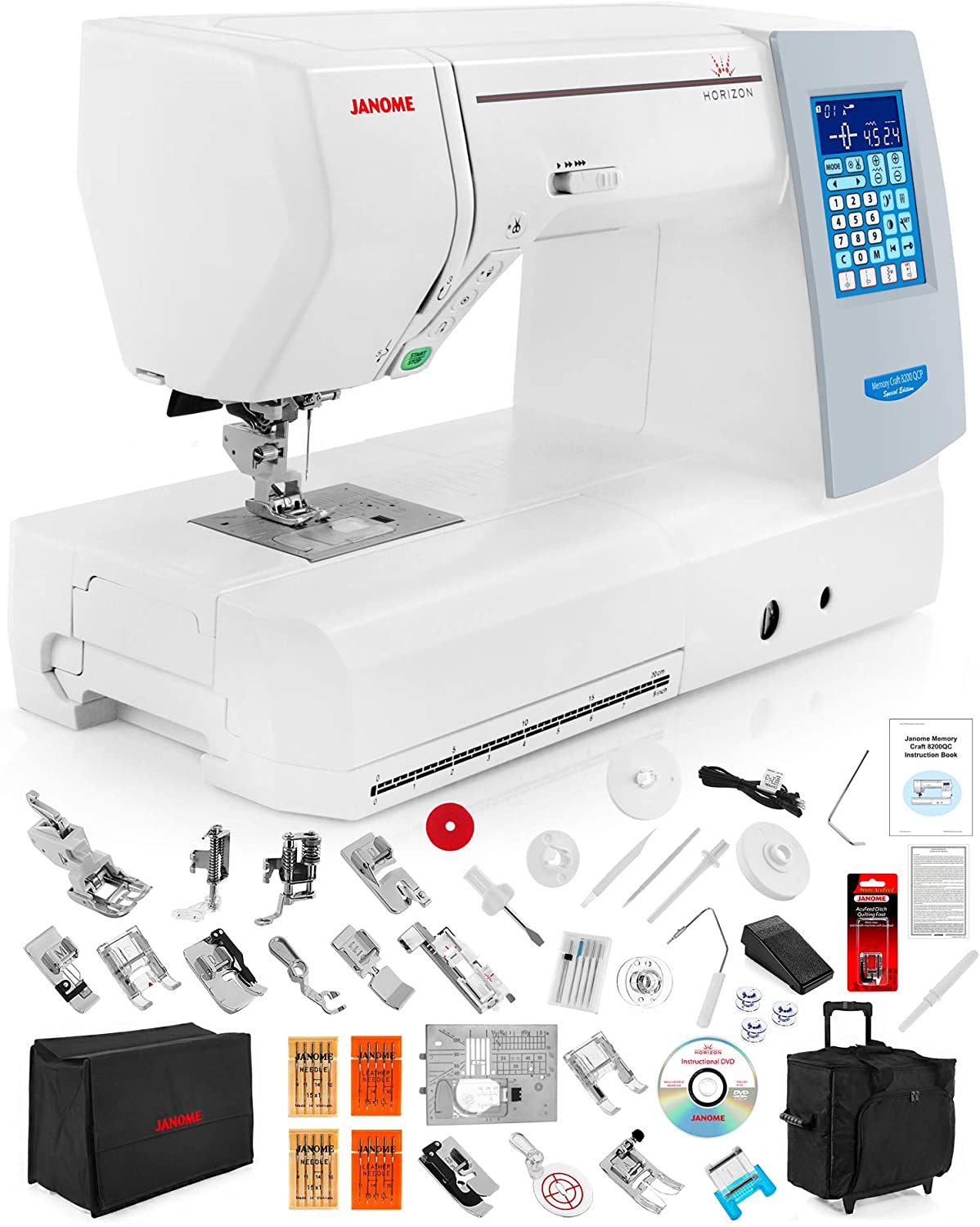 Janome Memory Craft Horizon 8200 QCP Special Edition