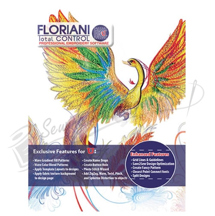 Floriani Total Control U Embroidery Software