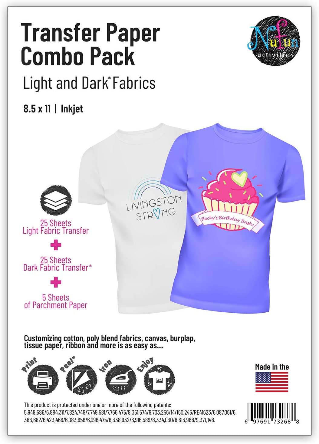 NuFun Activities Inkjet Heat Transfer Paper