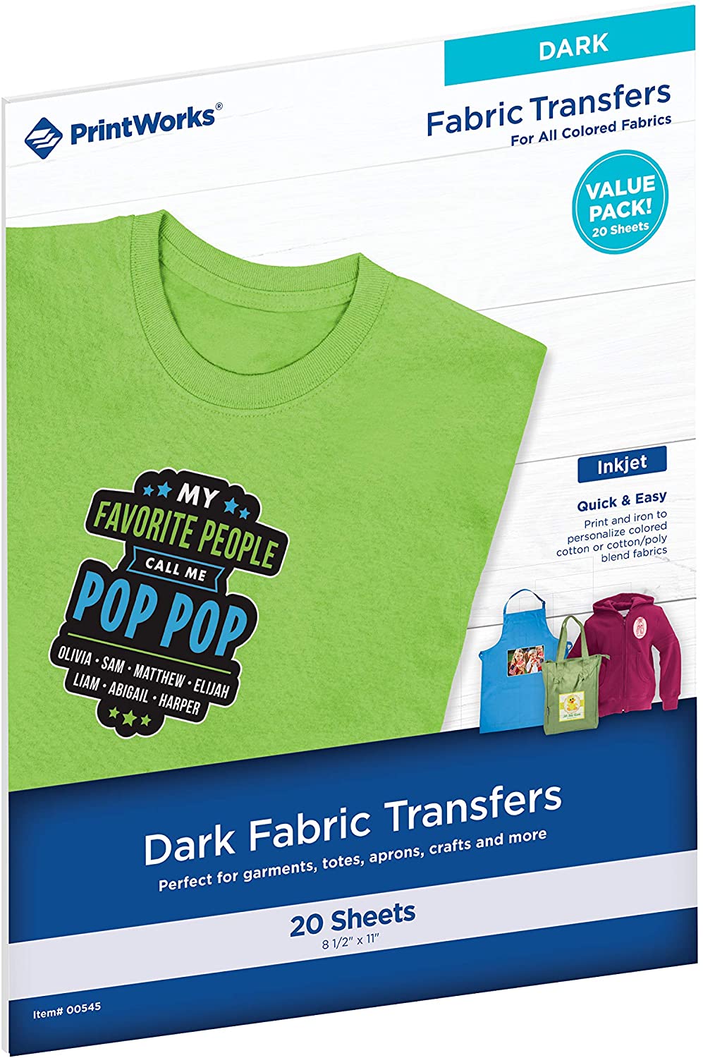 Printworks Dark T-Shirt Transfers