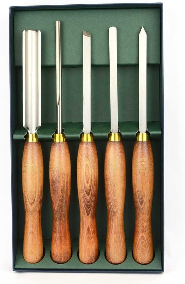 Crown 280 5-Piece Wood Turning Tool Set