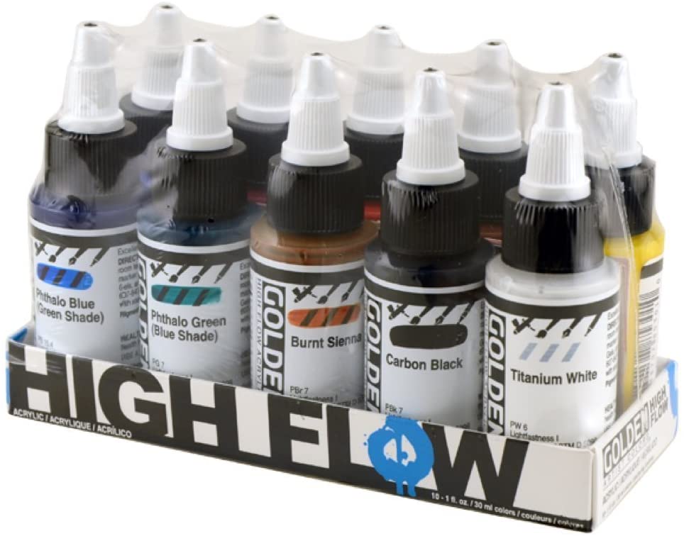 Golden High Flow Acrylic Paint Set