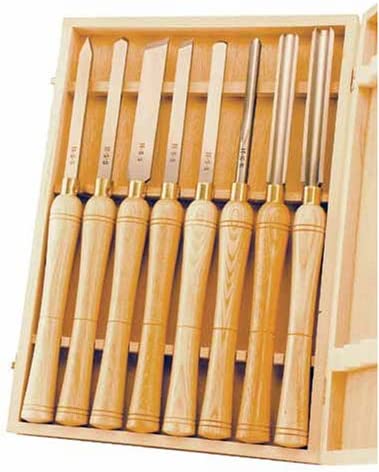 PSI Woodworking LCHSS8 8-Piece Chisel Set