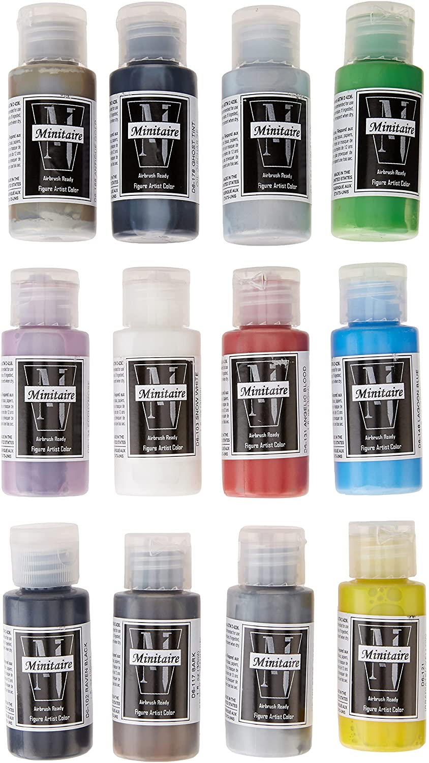 Badger Air-Brush Company Minitaire Color Paint Set