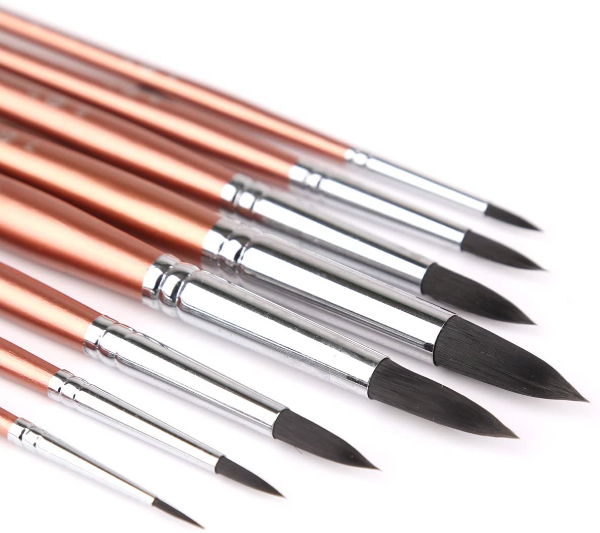Transon Round Watercolor Detail Paint Brushes