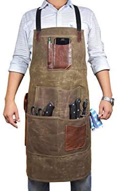 Aaron Leather One Size Fits Utility Apron