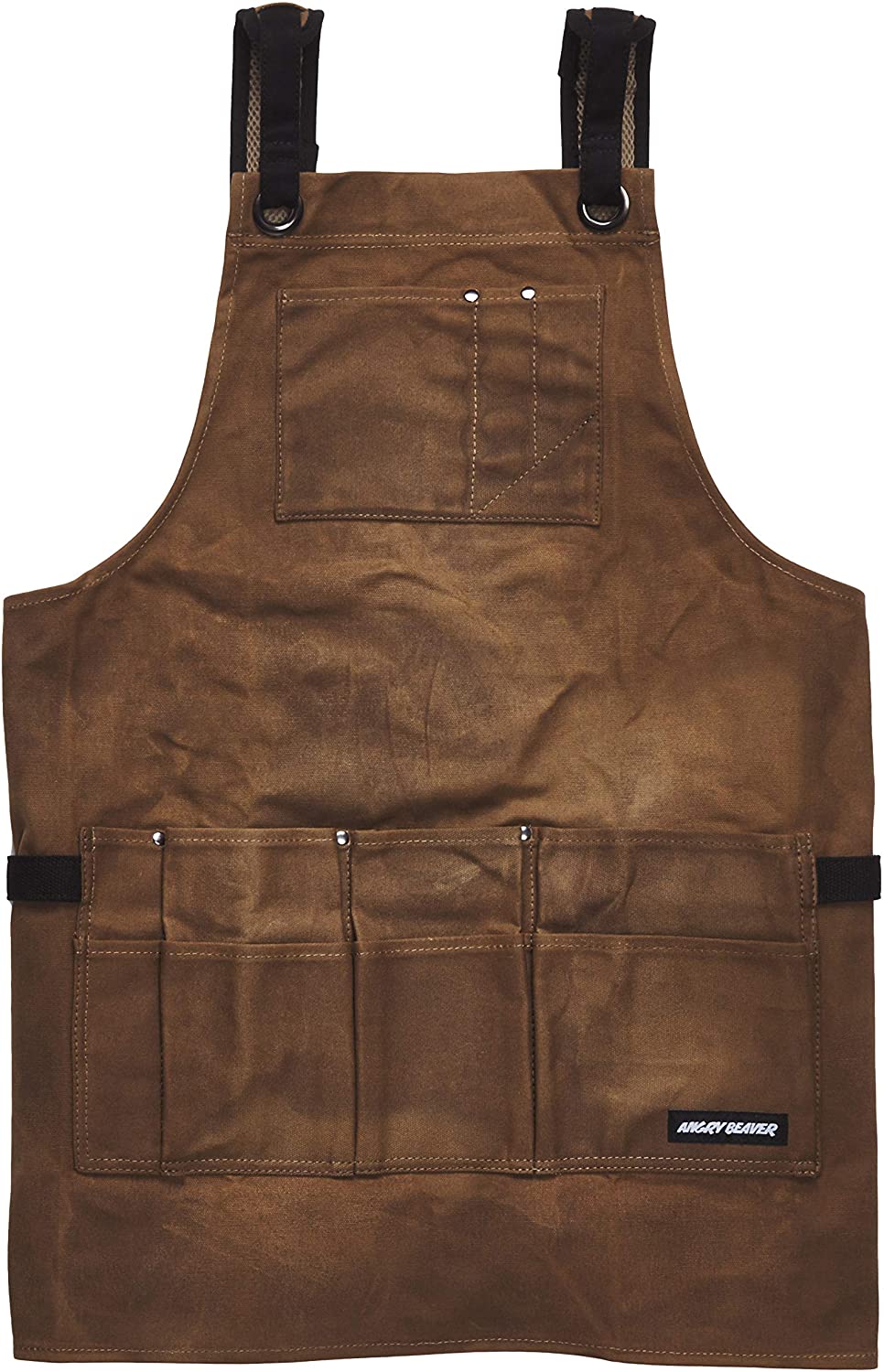 Angry Beaver - Waxed Canvas Work Shop Apron