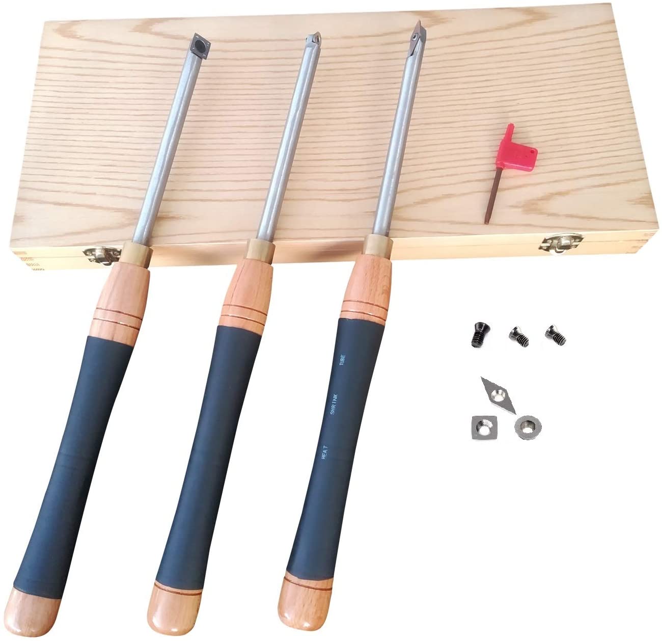 Tender 3-Piece Carbide Woodturning Tools