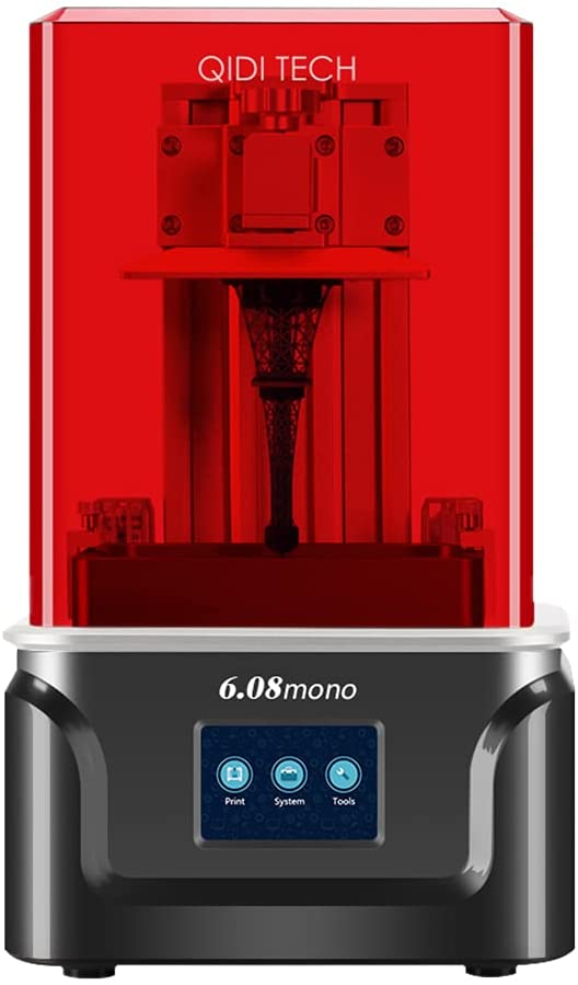 R QIDI TECHNOLOGY 6.08 Mono 3D Resin Printer