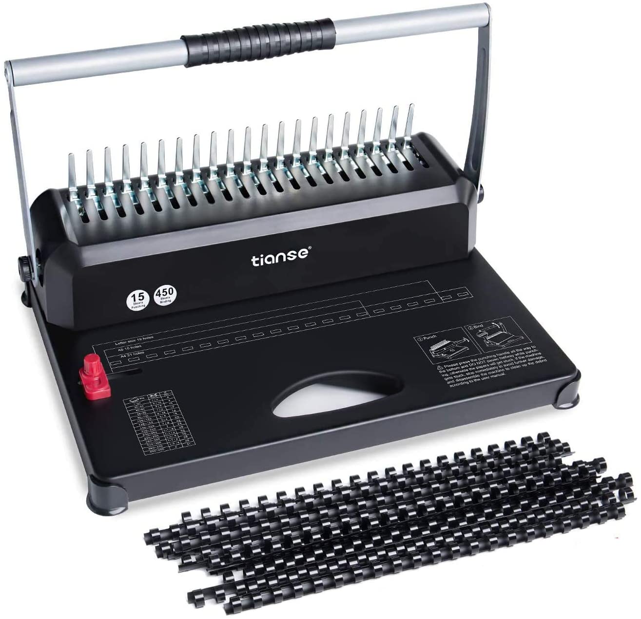 Tianse BM-1255 Comb Binding Machine