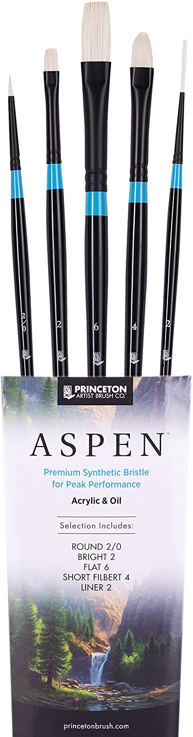 Princeton Aspen 6500 Synthetic Brushes